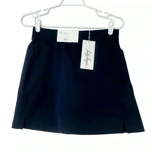 LADY HAGEN SKORT WOMENS XS 16” PERFORATED GOLF NAVY ATHLETIC ATHLETE TENNIS - Picture 1 of 9